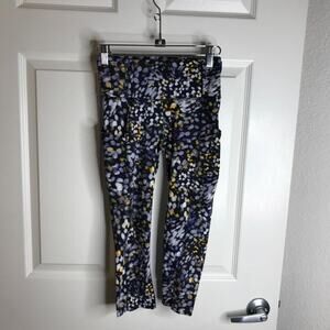 Lululemon Women's Fast Free Crop II 19" Metropolis Glow Multi W6BCVS ~ Size 4